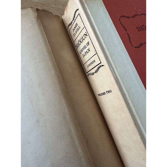 Shogun A Novel of Japan James Clavell Vol 1&2 HC/BC/1975/Antheneum 1st Ed VTG - Picture 13 of 16
